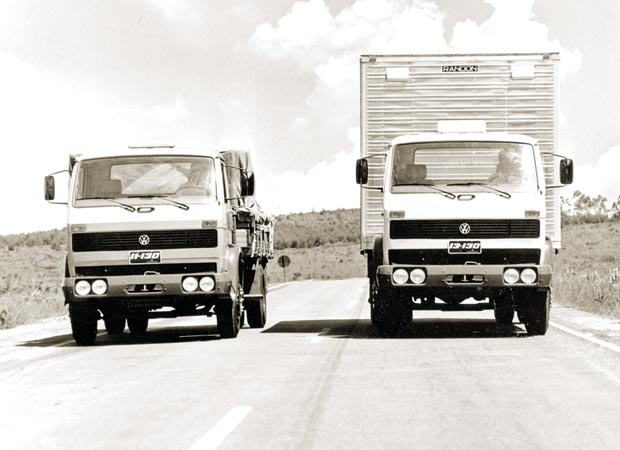 Primeiros caminhões produzidos pela Volkswagen, no início dos anos 80, já traziam o conceito da cabine avançada