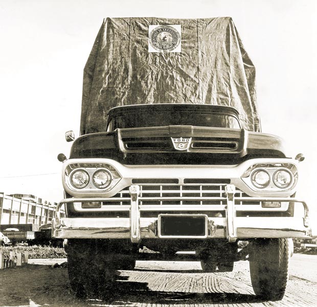 Os caminhões Ford começaram a ser produzidos no País a partir de meados dos anos 50 e a ganhar espaço no mercado de transporte