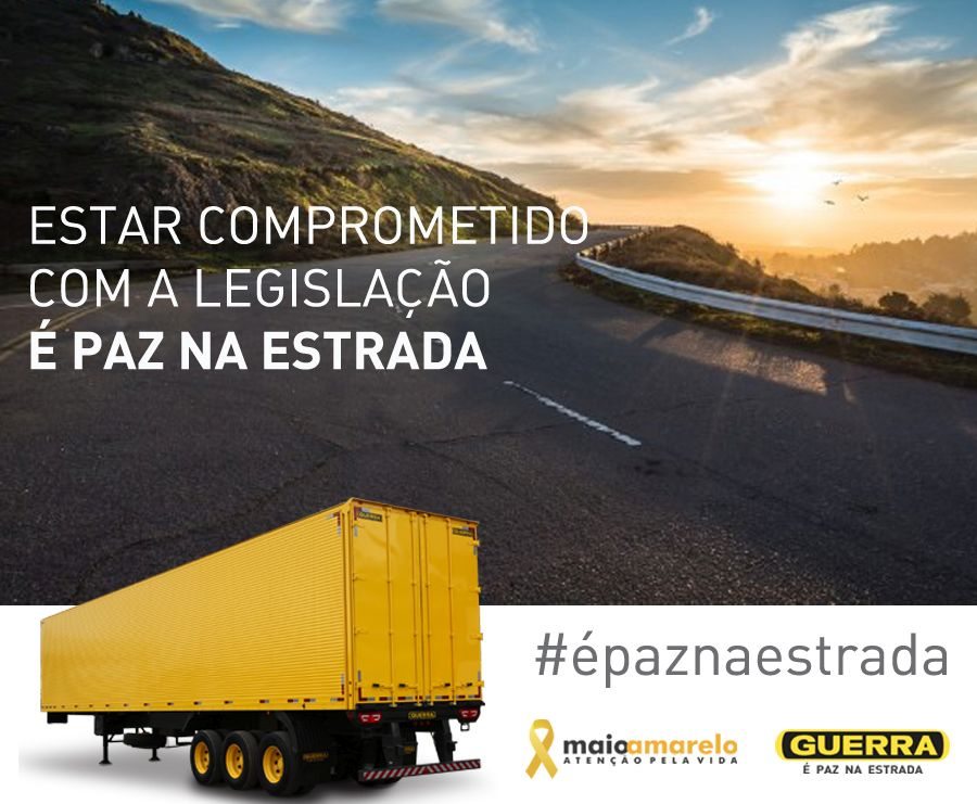 Campanha na internet conscientiza motoristas sobre acidentes maio amarelo guerra
