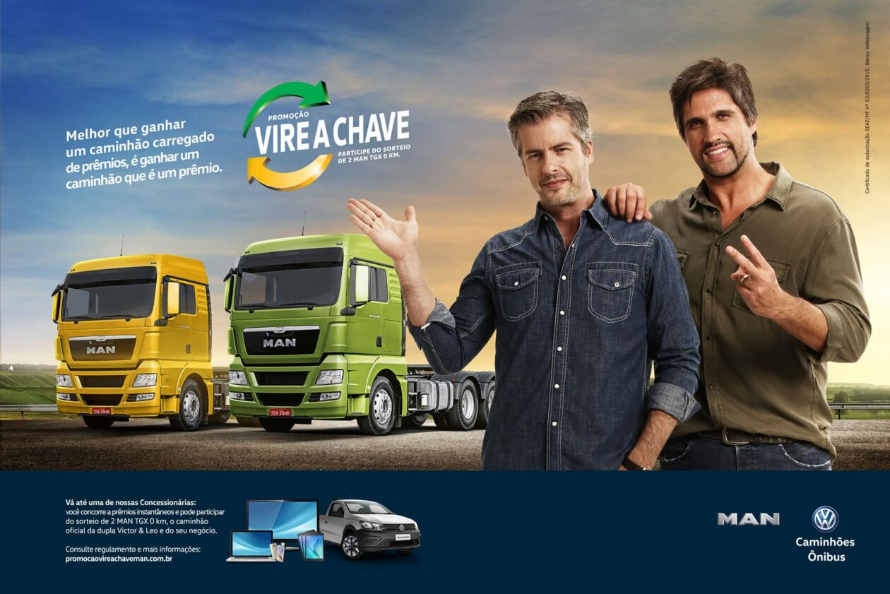MAN vai sortear dois caminhões zero km para clientes da marca campanha volks