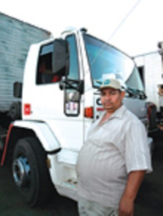 Combustível adulterado já causou prejuízo para Braz Pedro da Silva, que teve de trocar os filtros do caminhão e descartar o diesel contaminado