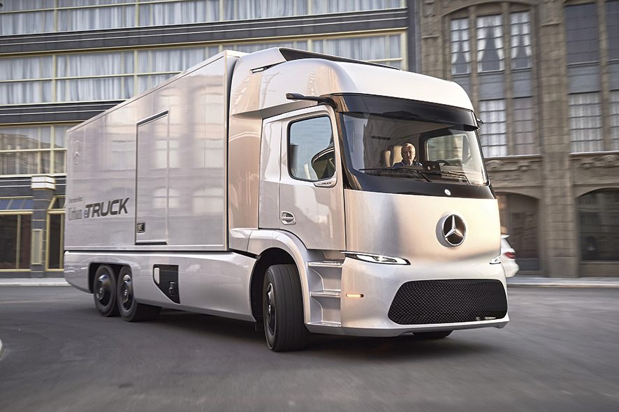Projetado para transportar até 13 mil quilos de carga líquida, o Urban eTruck tem previsão de chegar ao mercado já na próxima década
