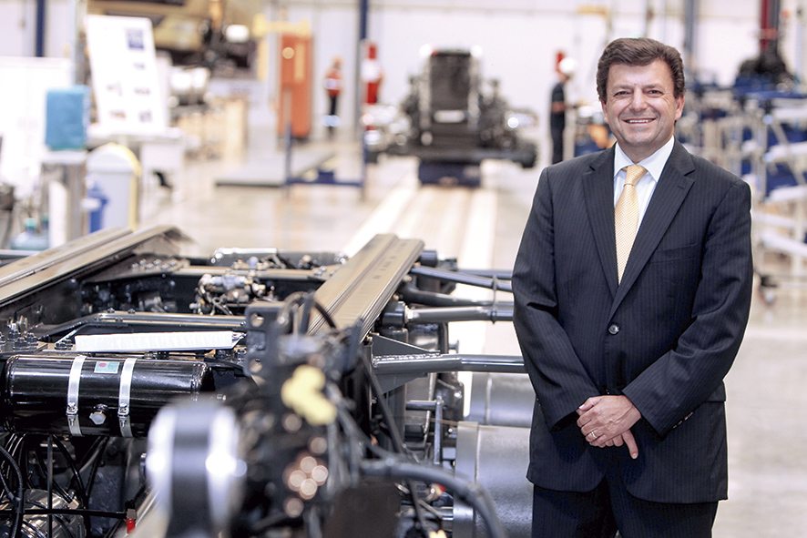 O presidente da DAF Caminhões, Michael Kuester, atribui os resultados positivos à estratégia acertada e à equipe de profissionais