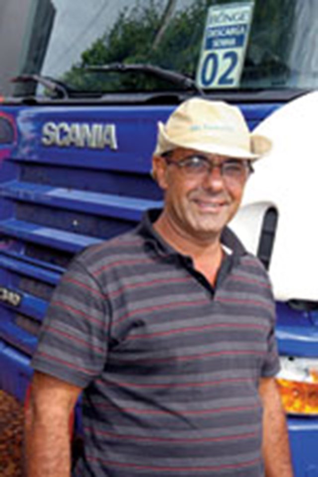 Luiz Cláudio Costa prefere transportar grãos para a indústria do Rio Grande do Sul, porque as rotas têm menos postos de pedágio